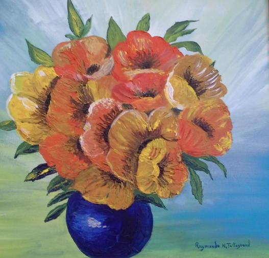 Sun Flowers, size 20x16